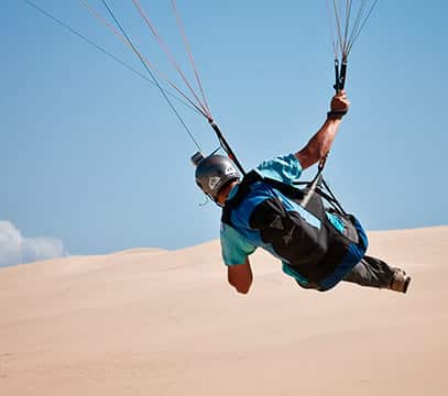 Axes en parapente