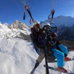 Baptême de parapente avec l'école des Arcs