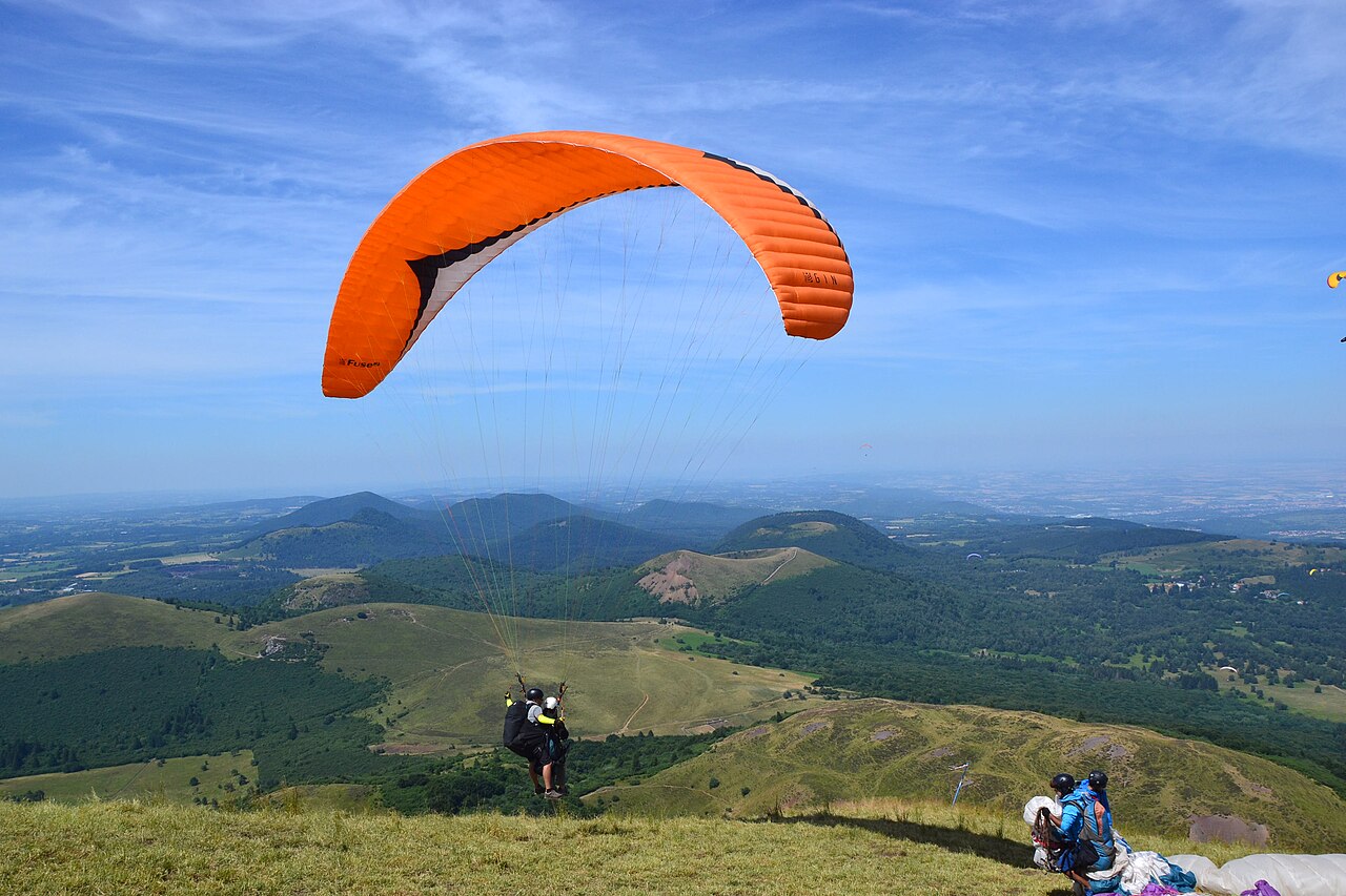 Voler et atterrir – parapente